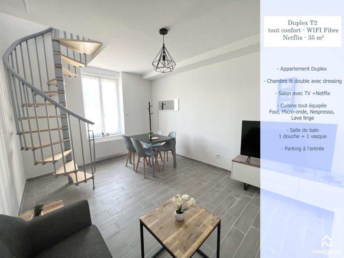180B - Duplex T2 Tout Confort - Wifi Netflix Le Gond-Pontouvre 외부 사진